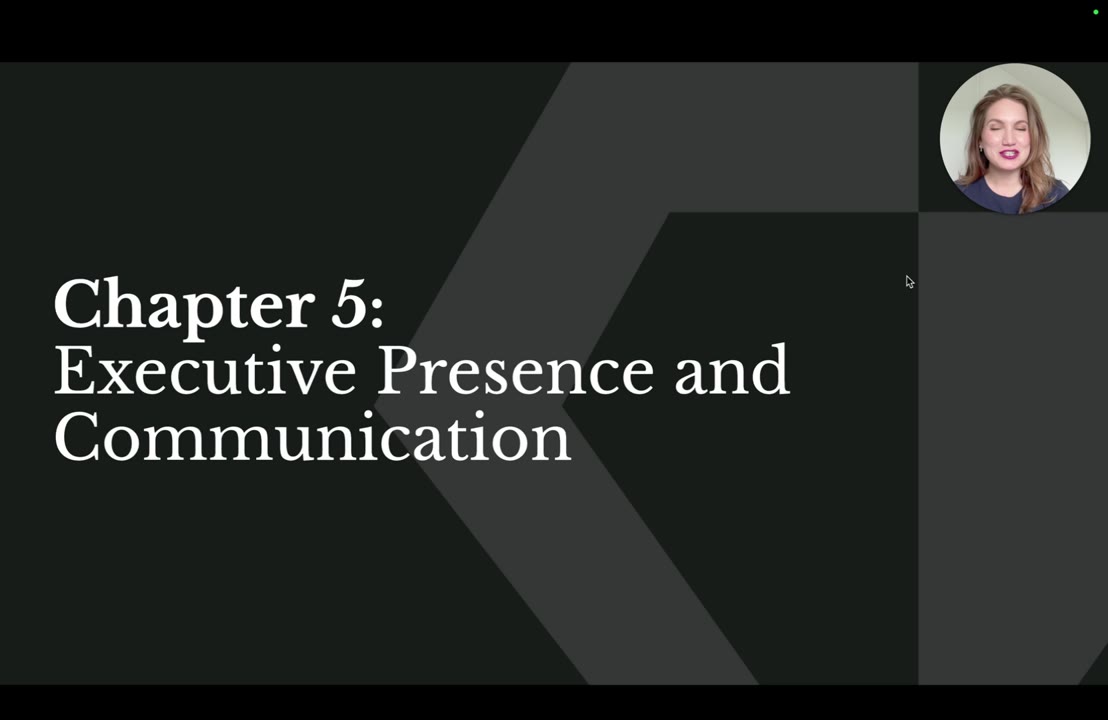 Executive Presence and Communication, lesson 5 of Lead With EQ: Emotional Intelligence