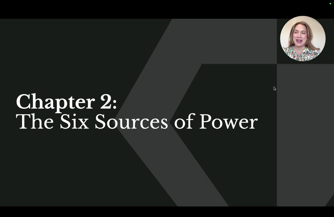The Six Sources of Power, lesson 2 of Navigate the Landscape: Politics and Networks