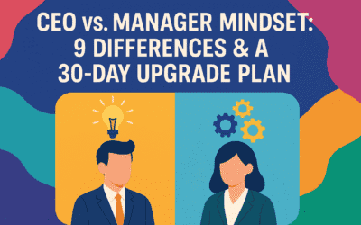 CEO vs. Manager Mindset: 9 Differences & a 30‑Day Upgrade Plan