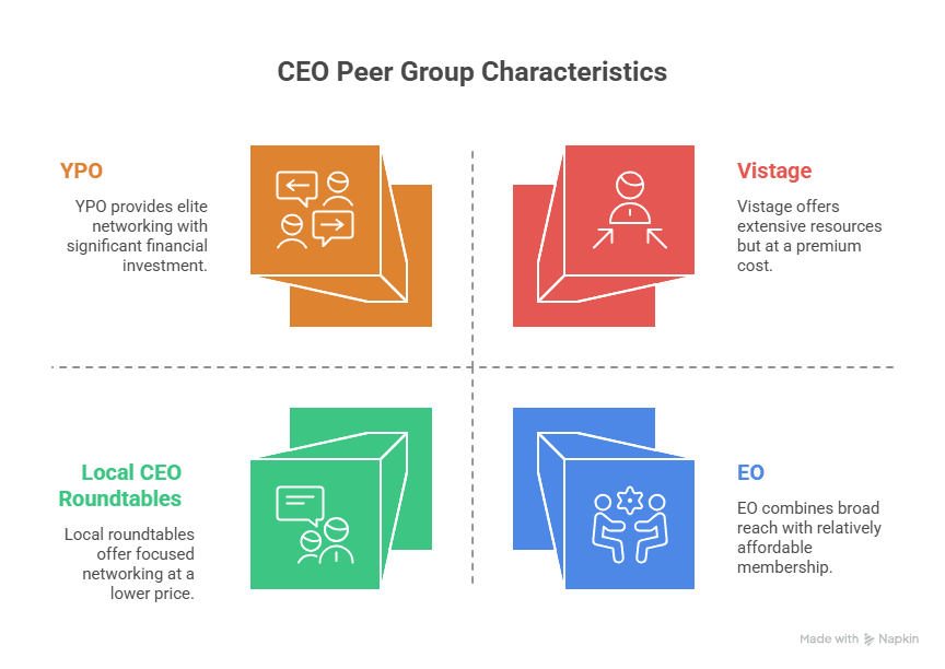 Types of CEO Peer Groups: Traditional Networks vs. Modern Masterminds