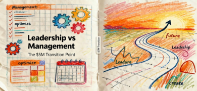 Leadership vs Management at $5M: The Shift That Unlocks Scale